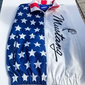 American Flag 🇺🇸 Ford/Mustang Windbreaker